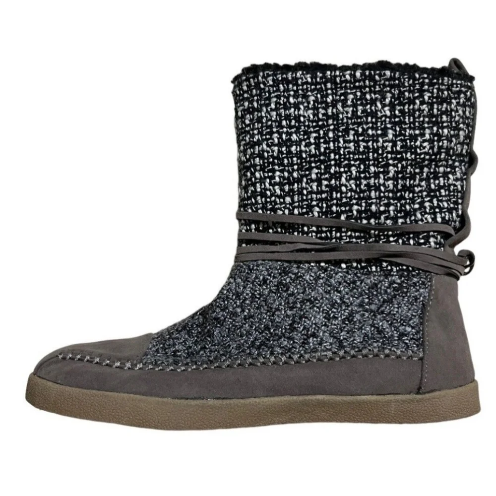 MADDEN GIRL JACKMEN FLEECE LINED BOOTS SIZE 8